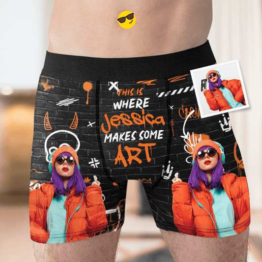 1768XUS2 personalized this is where you make some art boxer