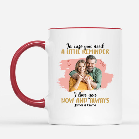 1775MUS2 personalized i love you now and always mug