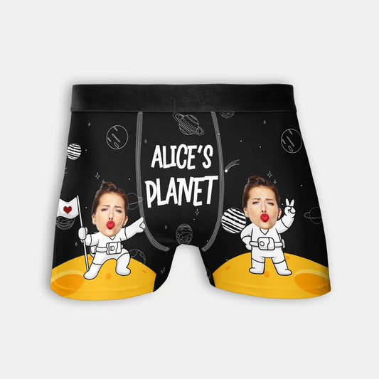 1777XUS1 personalized my planet boxer