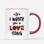 1789MUS3 personalized if i wrote you a love song mug