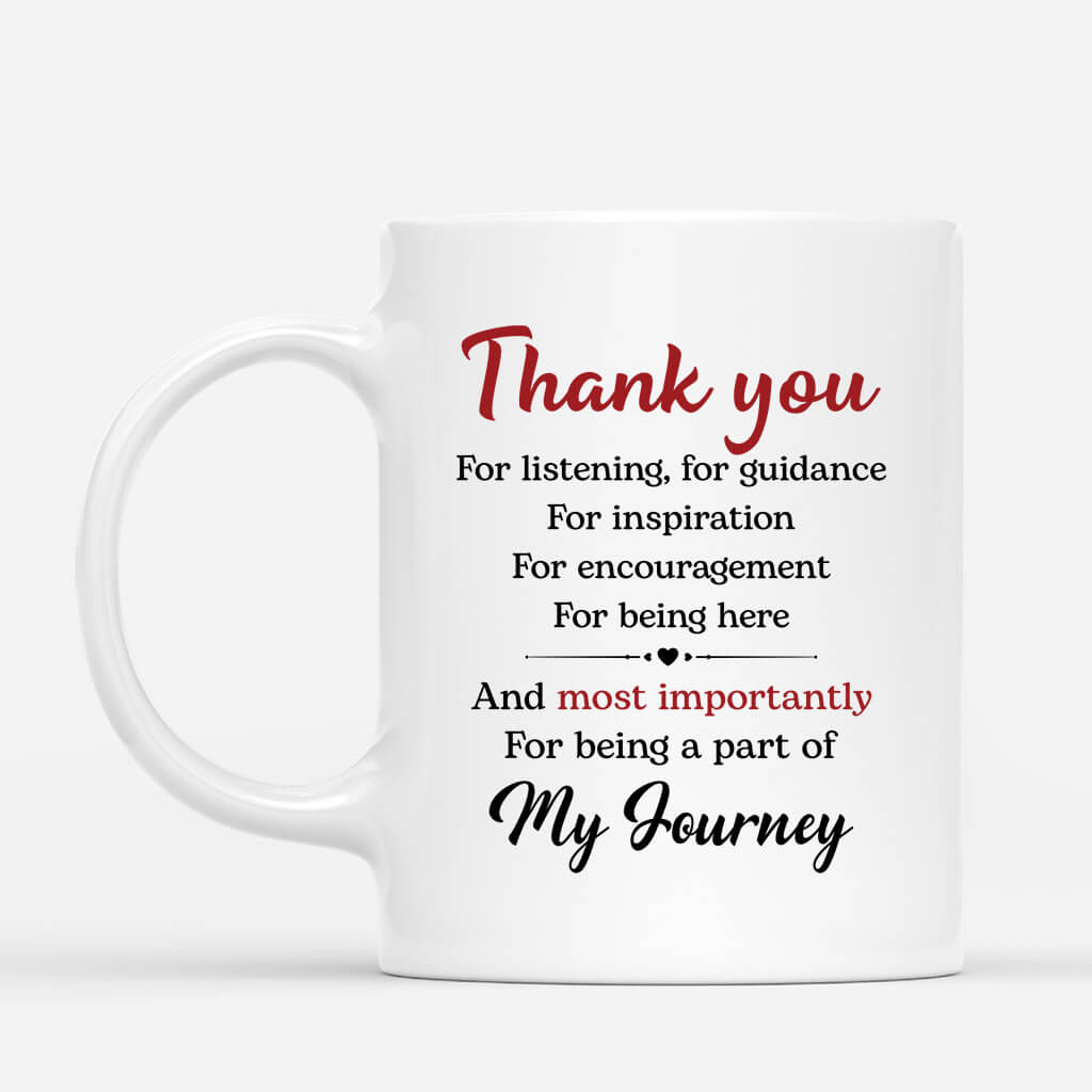 1795MUS2 personalized thank you for everything mug