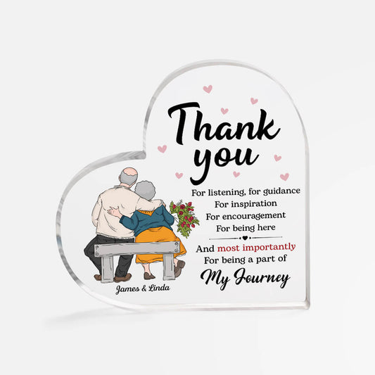 1795RUS1 personalized thank you for everything acrylic plaque