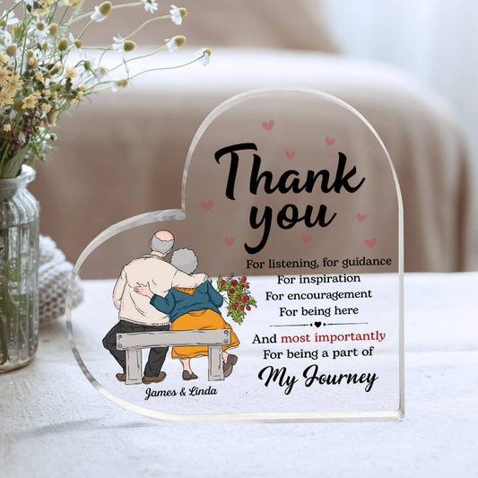 1795RUS2 personalized thank you for everything acrylic plaque