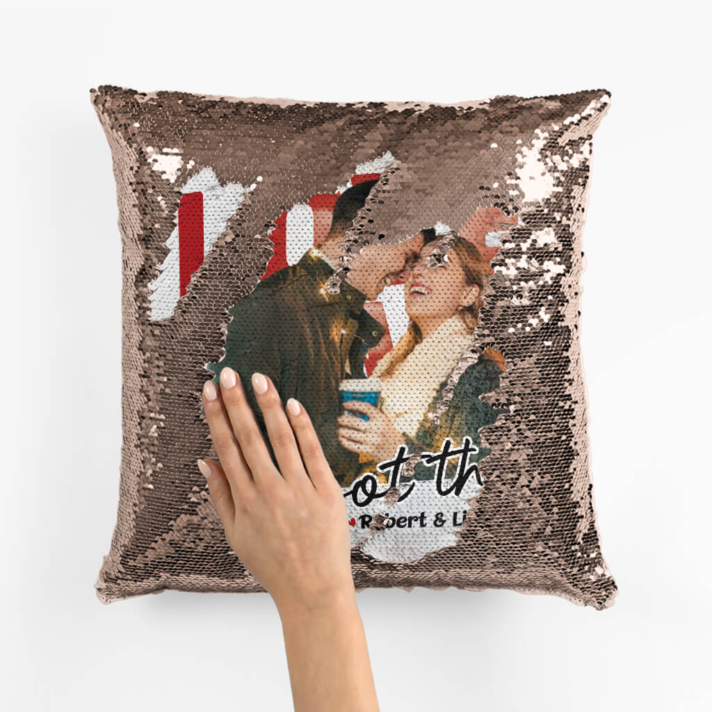 Personalized glitter outlet pillows