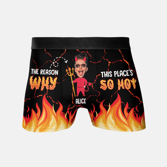 1803XUS1 personalized the reason why this places so hot boxer