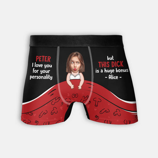 1807XUS1 personalized i love you for your personality boxer