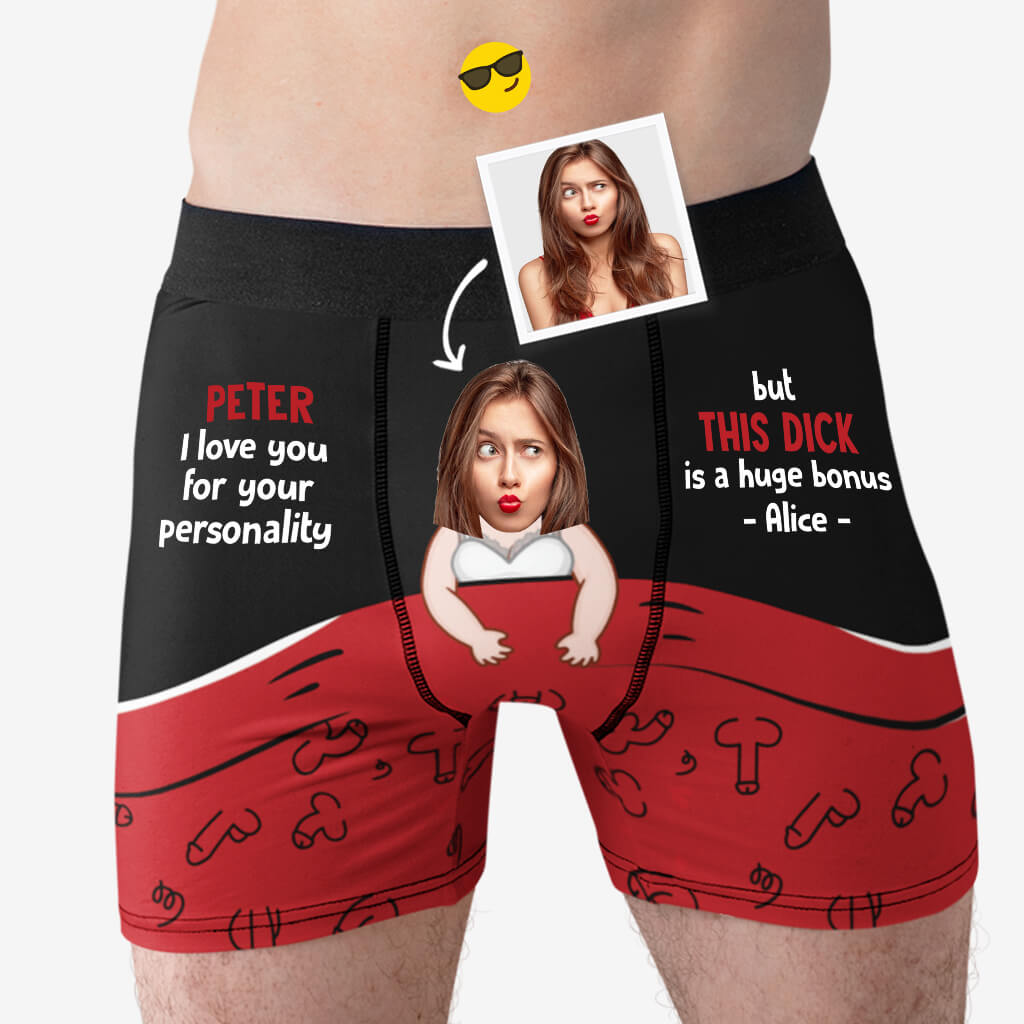 1807XUS2 personalized i love you for your personality boxer