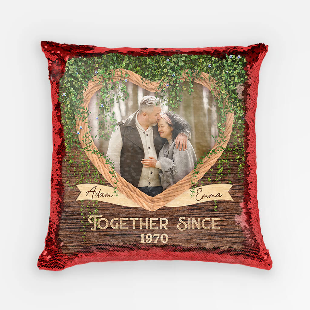 Silhouette Timeline Couple, Personalized Pillows, Engagement Gift,  Anniversary Gift, Custom Gift For Couple