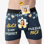 1817XUS2 personalized my perfect puzzle piece boxer