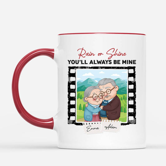 1818MUK2 personalised rain or shine youll always be mine mug