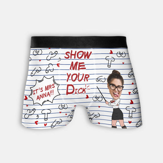 1822XUS1 personalized show me yours boxer