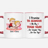 1826MUS3 personalized i promise to always be by your side mug