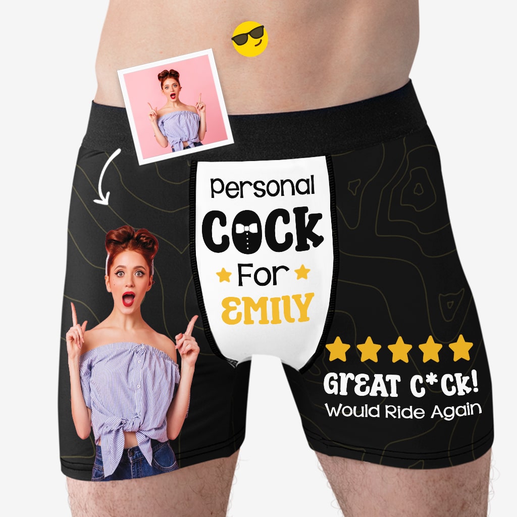 1828XUS2 personalized great cock would ride again boxer