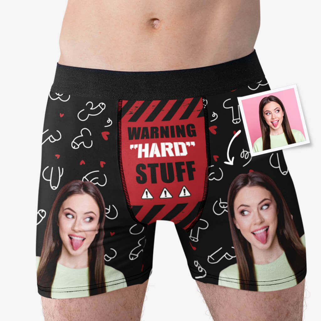 1829XUS2 personalized warning hard stuff boxer