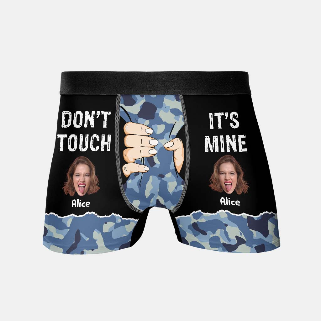 1832XUS1 personalized dont touch its mine boxer