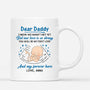 1837MUS1 personalized dear daddy we havent met yet mug