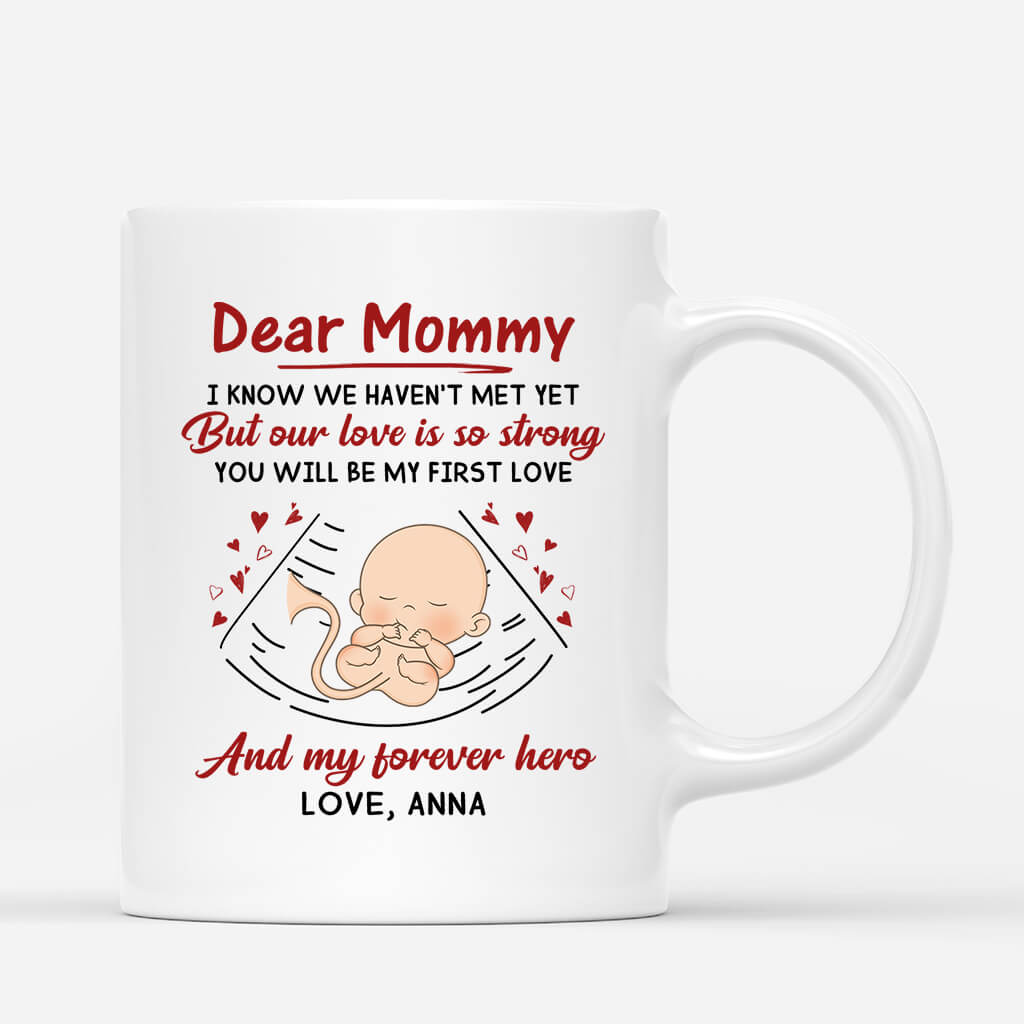 1837MUS1 personalized mommy youll be my first love mug