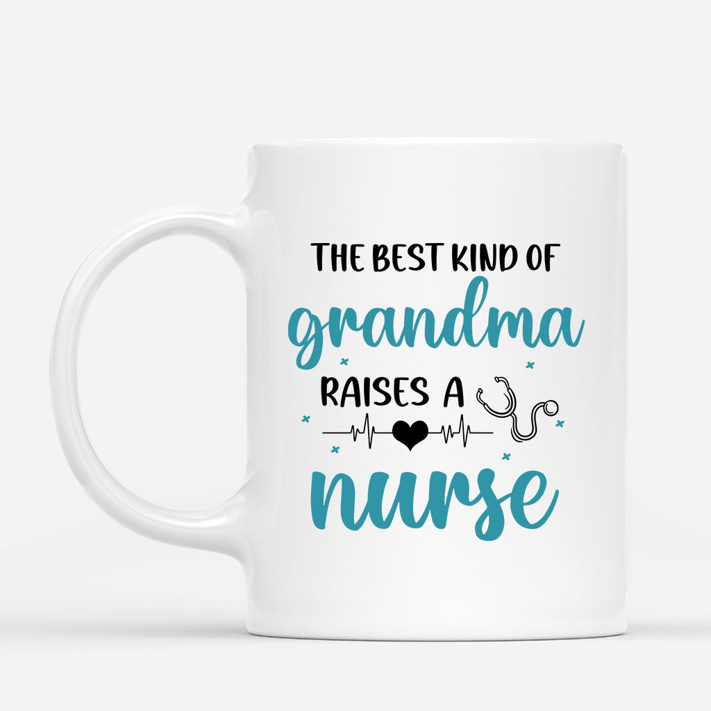 1843MUS3 personalized the best kind of mom raises a nurse mug