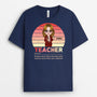 1845AUS2 personalized vintage teacher t shirt