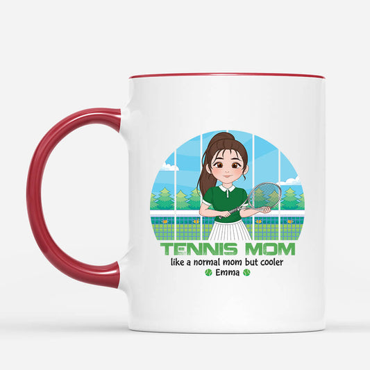 1848MUS2 personalized tennis mom mug