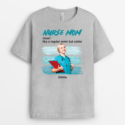 1849AUS2 personalized nurse mom t shirt