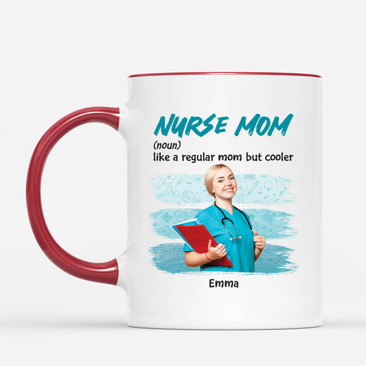 1849MUS2 personalized nurse mom mug