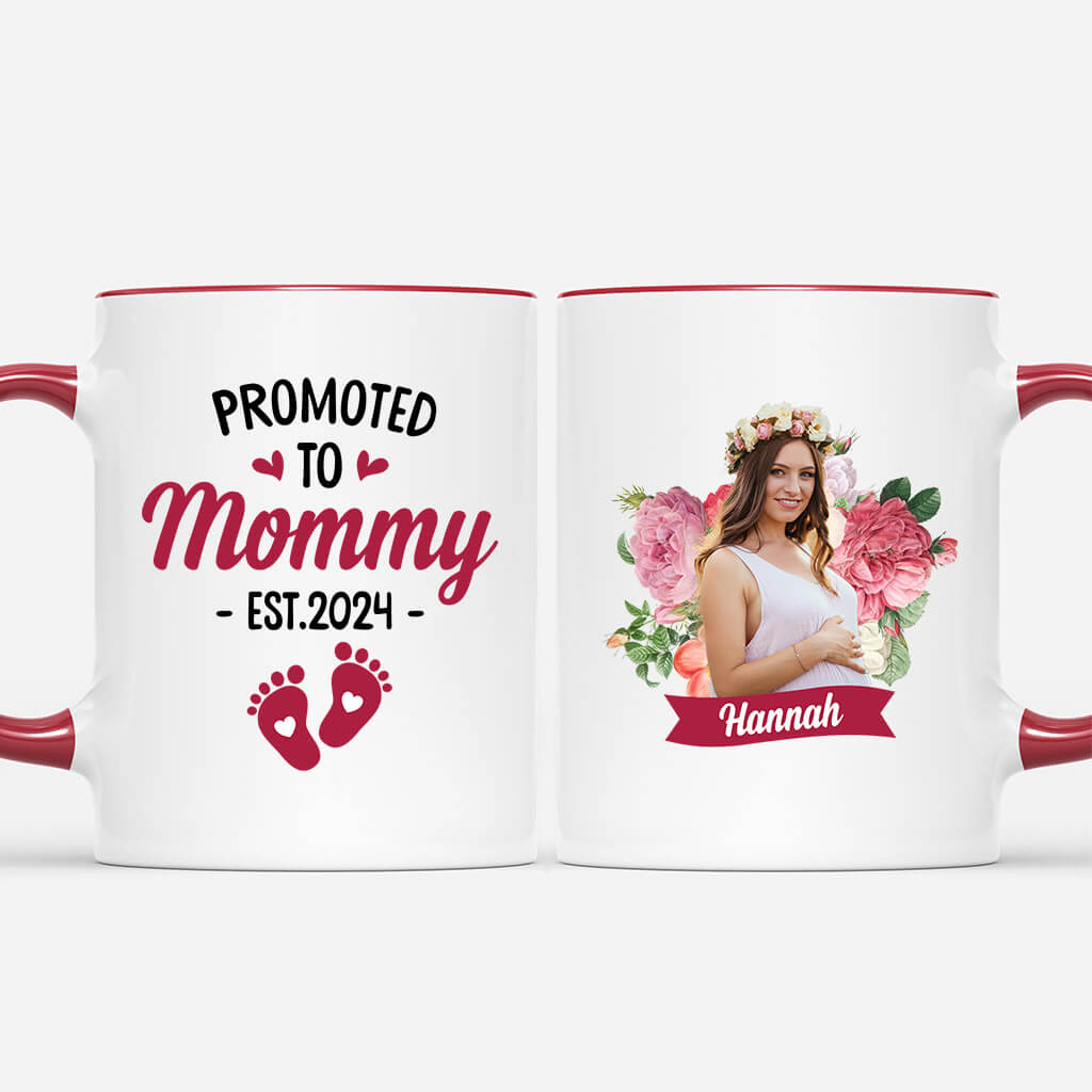 1853MUS1 personalized promoted to mommy mug