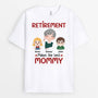 1872AUS1 personalized retirement makes the best grandma grandpa t shirt