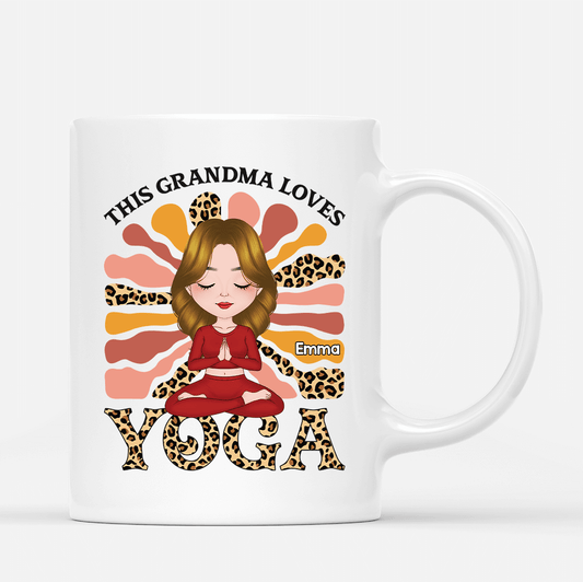 1889MUS1 personalized this mom loves yoga mug