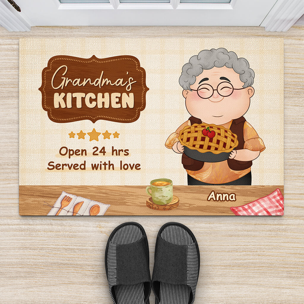 1890DUS2 personalized moms kitchen doormat