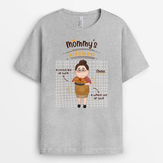 1891AUS2 personalized moms kitchen t shirt