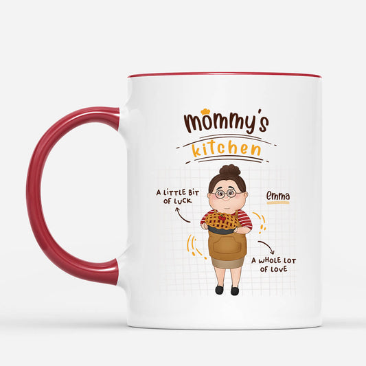 1891MUS2 personalized moms kitchen mug