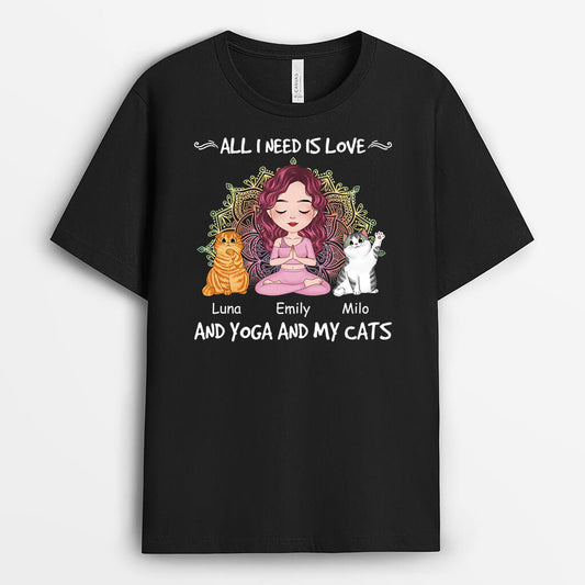 1900AUS1 personalized all i need is love and yoga and my dogs t shirt_234af75d f926 4935 a829 5248b4d28a0b