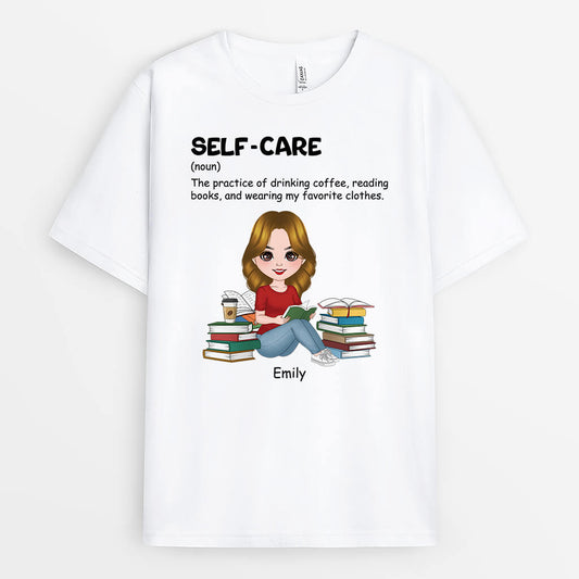 1901AUS1 personalized self care t shirt