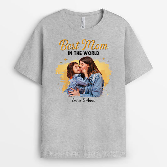 1920AUS1 personalized best mom in the world t shirt