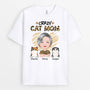 1921AUS1 personalized crazy cat mom t shirt