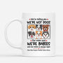 1926US1 personalized were not dogs we are baby mug