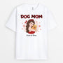 1931AUS1 personalized dog mom hugging t shirt