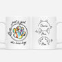 1934MUS1 personalized just a woman man who loves dogs mug