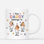 1939MUS1 personalized this cute daddy belongs to mug