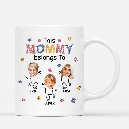 1939MUS1 personalized this cute mommy belongs to mug