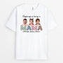 1945AUS1 personalized happiness is being a mommy grandma t shirt