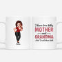 1947MUS1 personalized i have two titles mom and grandma mug