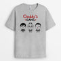 1957AUS2 personalized grandpa daddys gang with kids t shirt