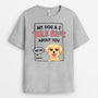 1961AUS2 personalized my dog i talk sht about you t shirt