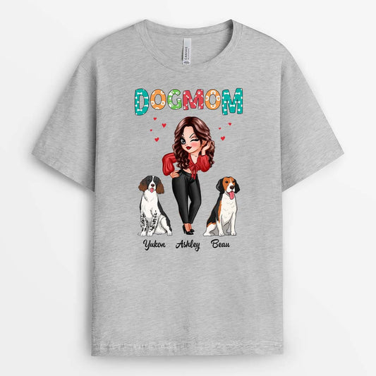 1964AUS2 personalized dog mom t shirt