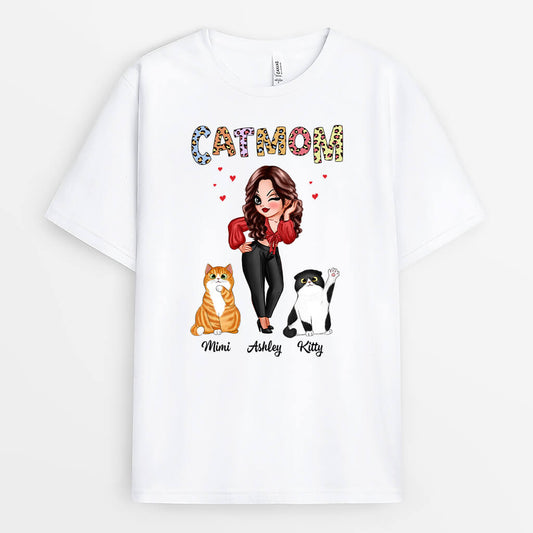 1964US1 personalized cat mom t shirt