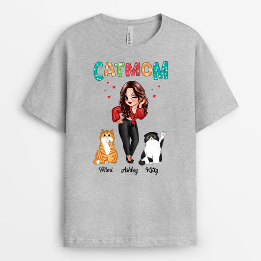 1964US2 personalized cat mom t shirt