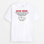 1965AUS2 personalized dear mom i woof you cat t shirt