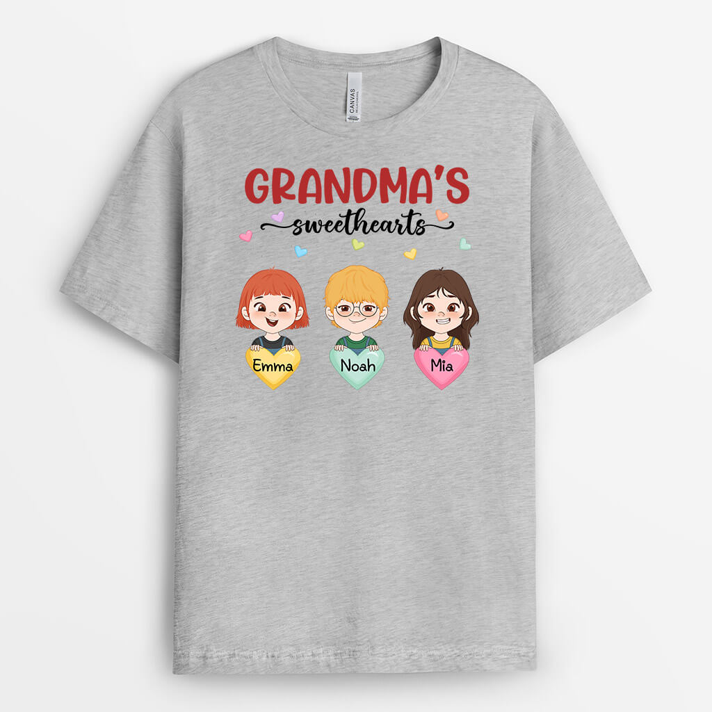 1976AUS1 personalized grandmas sweethearts t shirt